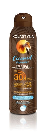 Kolastyna, Coconut Paradise, suchy olejek do opalania w mgiełce, SPF 30, 150 ml Kolastyna