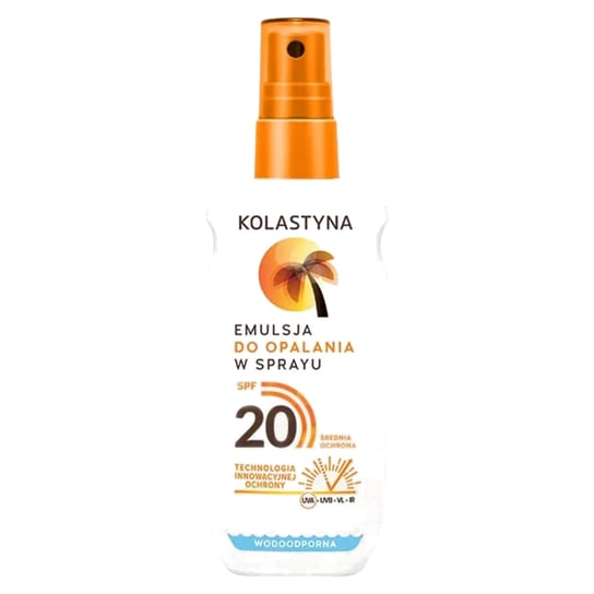 Kolastyna, Emulsja Do Opalania Spray, Spf 20, 150 Ml Kolastyna