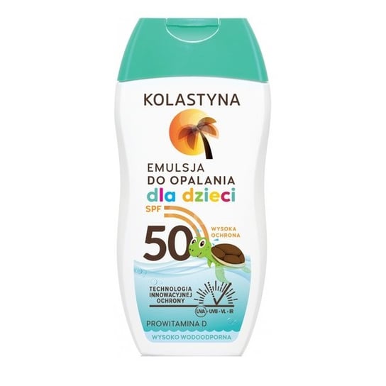 Kolastyna, Opalanie, emulsja wodoodporna do opalania dla dzieci, SPF50, 150 ml Kolastyna