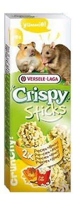 Kolby dla chomików i szczurów VERSELE-LAGA Crispy Sticks Hamster, popcorn z miodem, 110 g. Versele-Laga