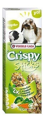 Kolby dla królików i świnek VERSELE-LAGA Crispy Sticks Rabbit&Guinea Pig Vegetables, z warzywami, 110 g, 2 szt.. Versele-Laga