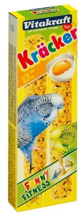 Kolby ziarnowe z jajkiem i nasionami trawy VITAKRAFT Kracker, 60 g, 2 szt. Vitakraft