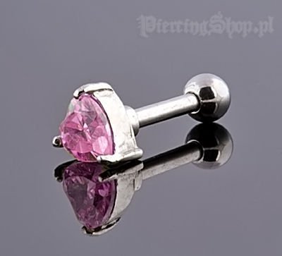 kolczyk piercing do ucha UPPER EAR [TIP-157s]-dł. pręta 6mm Inna marka