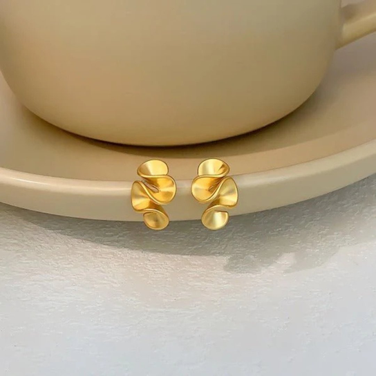 Kolczyki Golden Wave Orvella