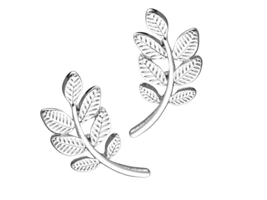 Kolczyki liście na sztyft listki Lovrin