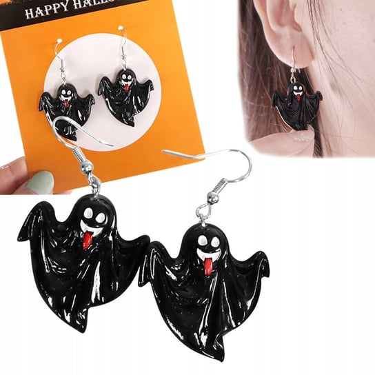 Kolczyki Na Halloween Halloweenowe Na Imprezę Bal Duch Dynia Cukierek Oko VERK GROUP