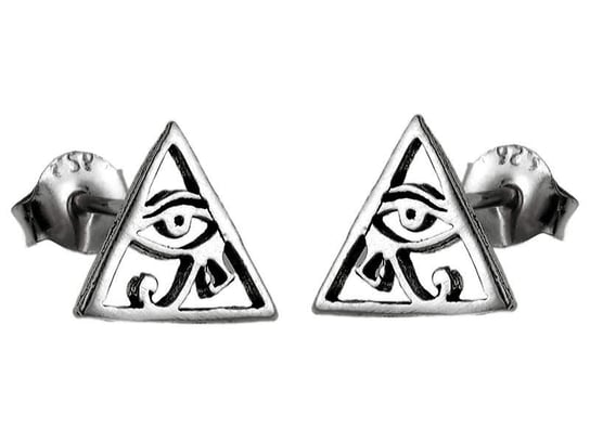 Kolczyki srebrne Oko Horusa k2103 - 0,6g. FALANA