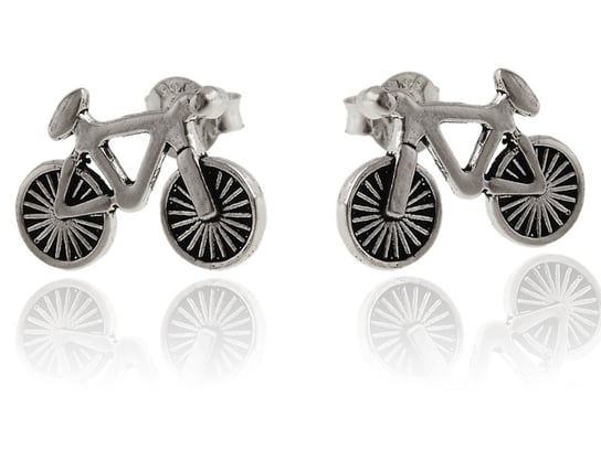 Kolczyki srebrne rowery k2944 - 1,8g. FALANA