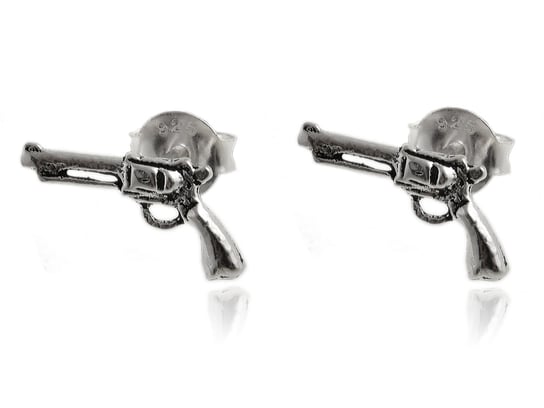 Kolczyki srebrne wkrętki Pistolety k3598 FALANA