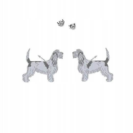 Kolczyki Srebro 925 z psem Grand Basset Griffon Vendéen DEDYKACJA GRATIS Mejk Jewellery