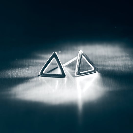 Kolczyki TRIANGULUM srebrne DRACA