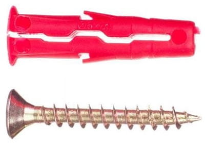Kołek rozporowy 6x28 mm RAWLPLUG UNO z wkrętem 4x35 mm 100 sztuk Rawlplug