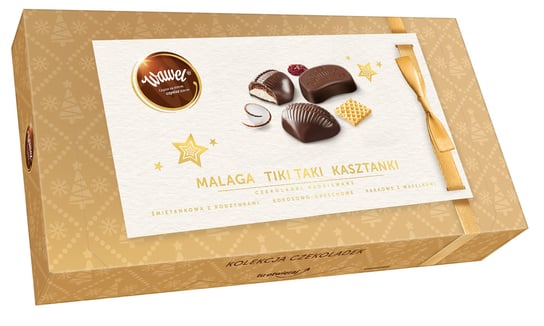 Kolekcja czekoladek Malaga, Tiki Taki, Kasztanki 169g Wawel