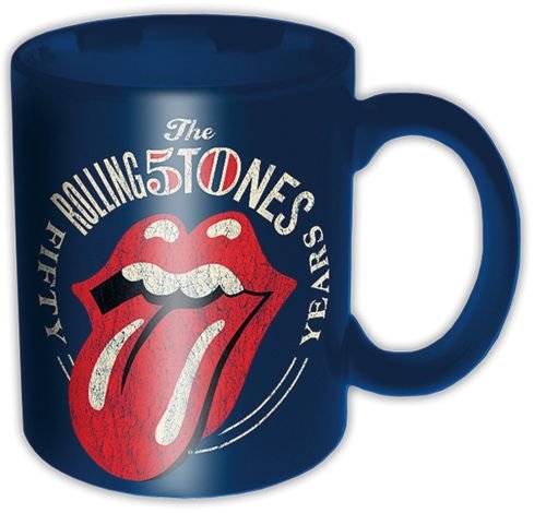 Kolekcja Melomana, Kubek The Rolling Stones 50th Anniversary Vintage, 330 ml OK Sales