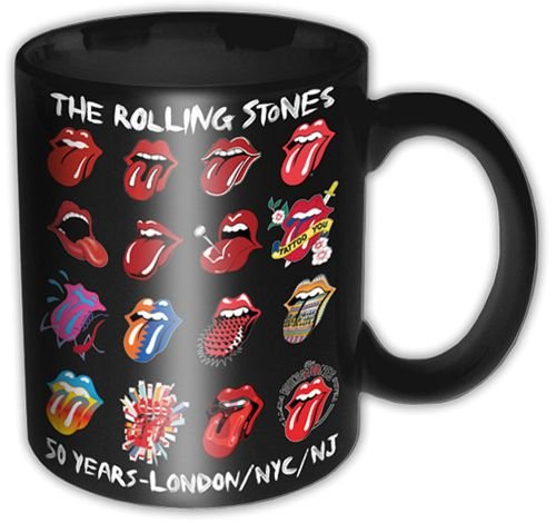 Kolekcja Melomana, Kubek The Rolling Stones Tongue Evolution, 330 ml Rock Off Trade