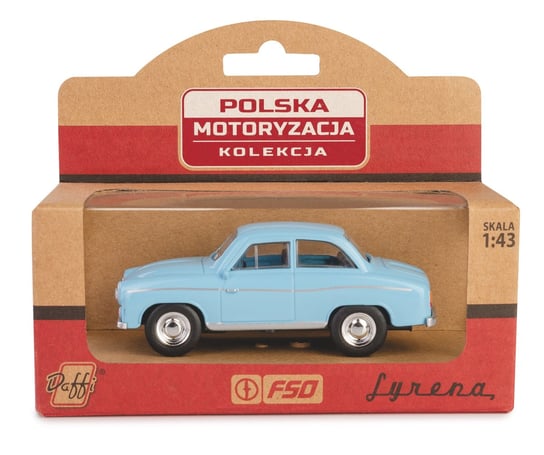 Kolekcja PRL SYRENA 104 NIEBIESKI, SKALA 1:43 PRL