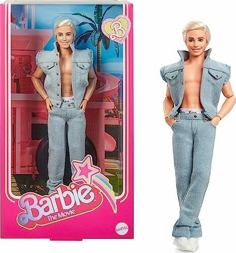 "Kolekcjonerska Lalka Barbie The Movie Ken Z Oryginalną Bielizną Hrf27" Barbie