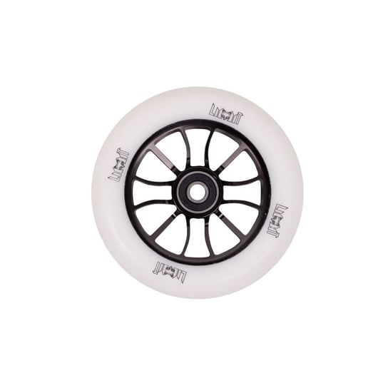 Kółka do hulajnogi LMT S Wheel 110 mm  łożyskami ABEC 9, Czarno-biały LMT