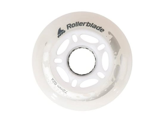 Kółka świecące do rolek Rollerblade Moonbeams Led WH 72mm/82A 4 Szt.. Rollerblade