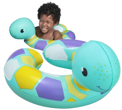 Kółko do pływania dla dzieci ŻÓŁWIK 50cm dmuchany materac wodny dziecięcy PakaNiemowlaka