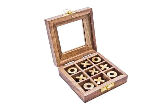 Kółko i krzyżyk w pudełku - G1044, gra planszowa, logiczna, GIFTDECO GIFTDECO