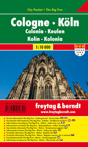 Kolonia city pocket. Mapa 1:10 000 Freytag & Berndt