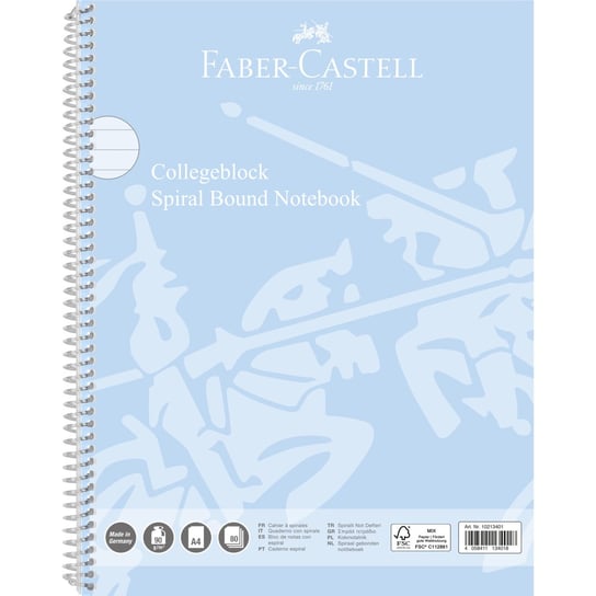 Kołonotatnik A4 Faber-Castell 80 K. W Linię Błękitny Faber-Castell