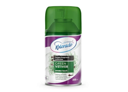 Kolorado Odświeżacz Powietrza Aroma Touch Green Vetiver 300Ml Kolorado