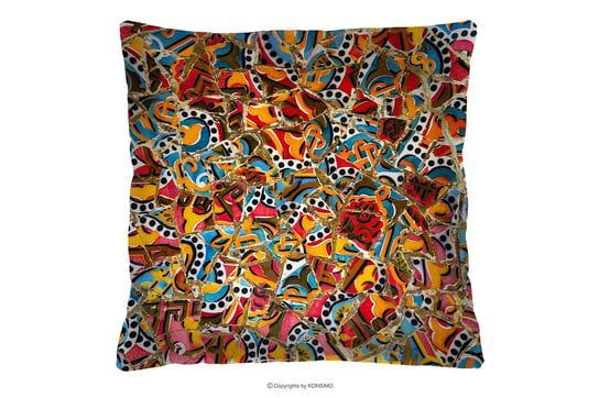 Kolorowa poduszka abstrakcja LUCENS Konsimo