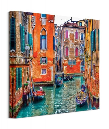 Kolorowa Wenecja - obraz na płótnie Nice Wall