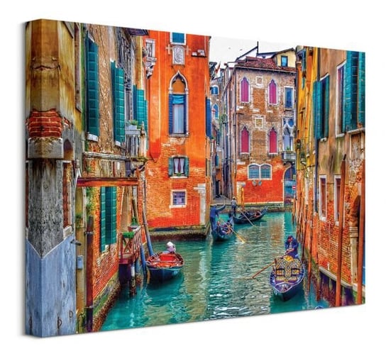 Kolorowa Wenecja - Obraz na płótnie Nice Wall