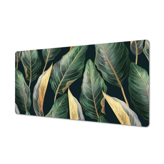 Kolorowa wzory mata na blat Duże liście tropikalne, ArtprintCave, 90x45 cm ArtPrintCave