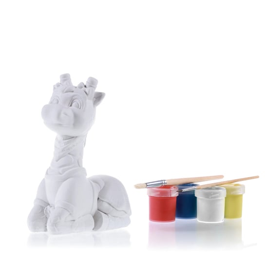 Kolorowanka 3D Żyrafa Figurka gipsowa + akcesoria YouArtMe