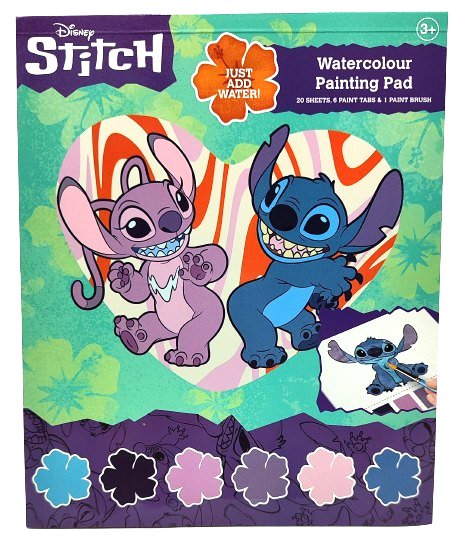 Kolorowanka akwarelowa z pędzelkiem Disney Stitch Sambro