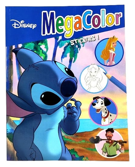 Kolorowanka Bohaterowie Disney + naklejki. 128 stron Inna marka
