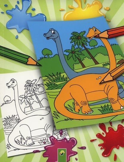 Kolorowanka. Dinozaury Opracowanie zbiorowe