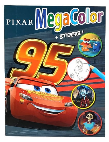Kolorowanka Disney Pixar + naklejki. Inna marka