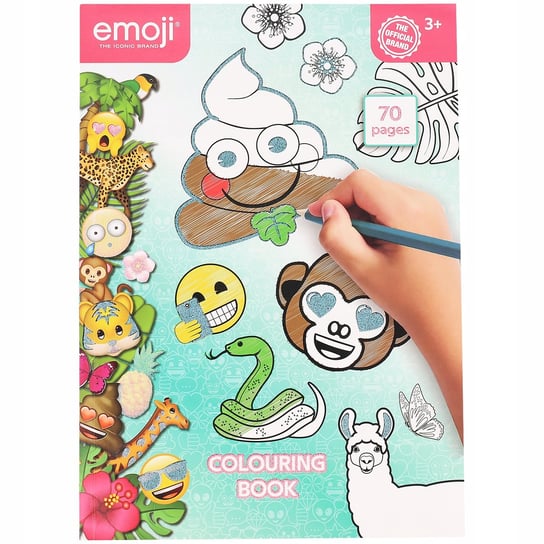 Kolorowanka Dla Dzieci Malowanka Emoji 70 Stron Inna marka