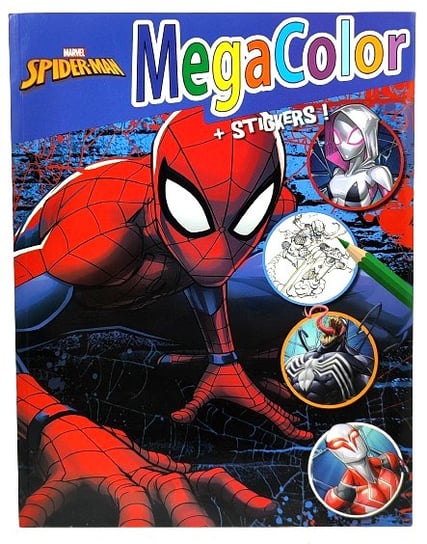 Kolorowanka Marvel Spider-Man 128 Stron + Naklejki Inna marka