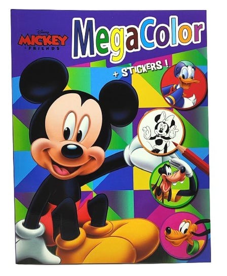 Kolorowanka Myszka Miki i przyjaciele. 128 stron + Naklejki Inna marka