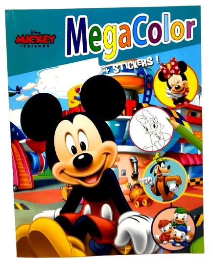 Kolorowanka Myszka Miki i przyjaciele + naklejki. Inna marka