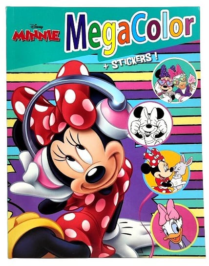 Kolorowanka Myszka Minnie Disney + naklejki. 128 stron. Inna marka