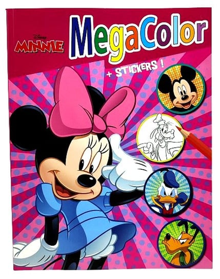 Kolorowanka Myszka Minnie Disney + Naklejki. Inna marka