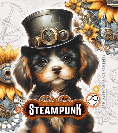 Kolorowanka Usztywniana Steampunk Pies Fresh