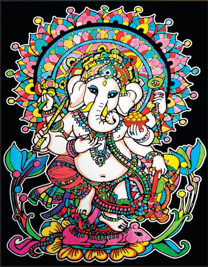 Kolorowanka Welwetowa 47x35 Ganesha Inna marka