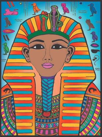 Kolorowanka welwetowa, faraon Painting Velvet