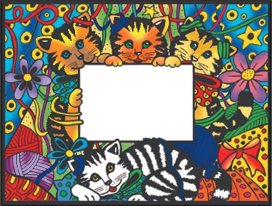 Kolorowanka welwetowa, kotki Painting Velvet