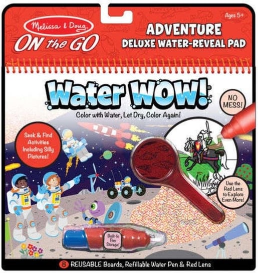 Kolorowanka wodna Water wow Deluxe Przygody Melissa & Doug
