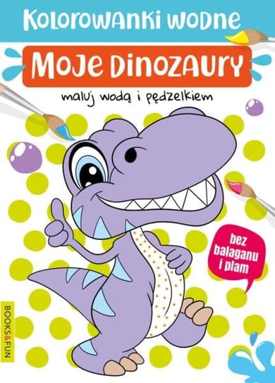 Kolorowanki wodne. Moje dinozaury. Books and fun Books And Fun