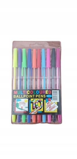 Kolorowe długopisy zestaw 10 kolorów, Stick FANDY